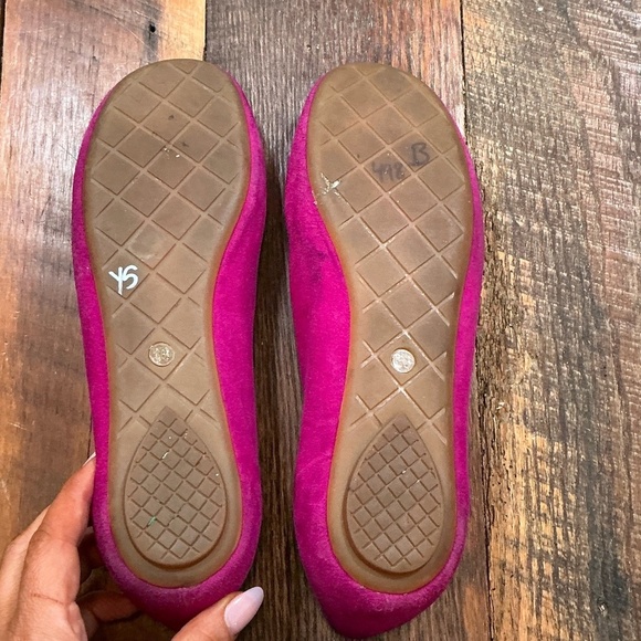 Bettye Muller Fuchsia Suede Ballet Flats with Bow Women’s Size 38 (US 7.5–8) - Picture 8 of 9